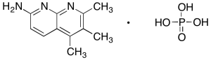 5,6,7-Trimethyl-1,8-naphthyridin-2-amine Phosphate