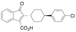 2-((1R,4R)-4-(4-Chlorophenyl)cyclohexyl)-1-oxo-1H-indene-3-carboxylic Acid