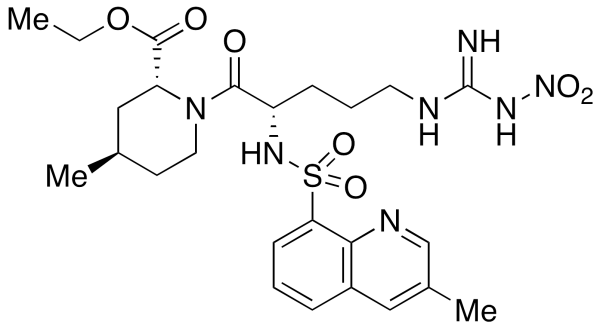 N-Nitro-1,2,3,4-tetradehydro Argatroban Ethyl Ester