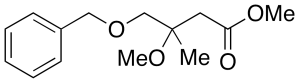 3-Methyl-3-methyloxy-4-benzyloxy-butanoic Acid Methyl Ester