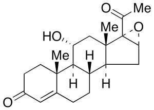 11a-Hydroxy-16,17a-epoxyprogesterone