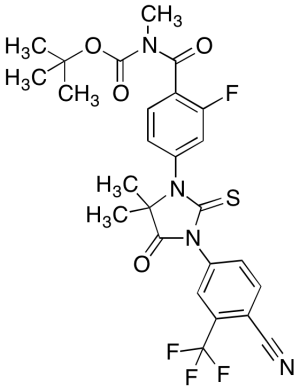 (4-(3-5,5-Dimethyl-4-oxo-2-thioxoimidazolidin-1-yl)-2-fluorobenzoyl)(methyl)carbamate Bicalutamide