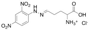 4-(2-(2,4-Dinitrophenyl)hydrazine)-1-carboxybutan-1-aminium Chloride