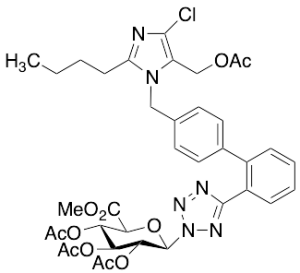 Losartan Acetate N2-(3,4,5-O-Triacetyl)glucuronide Methyl Ester