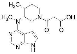 3-((3R,4R)-4-Methyl-3-(methyl(7H-pyrrolo[2,3-d]pyrimidin-4-yl)amino)piperidin-1-yl)-3-oxopropanoic Acid