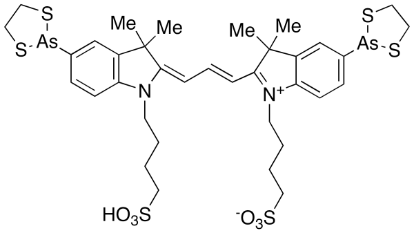 Bis(dithiarsolanyl)-bis(sulfobutyl) Cyanine 3