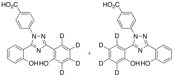 Deferasirox-d4 (major)(Mixture of 6-hydroxyphenyl-d4 isomers)
