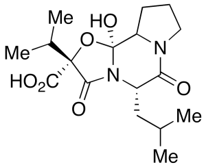 (2R,5S,10aS,10bS)-Octahydro-10b-hydroxy-5-isobutyl-2-isopropyl-3,6-dioxo-8H-oxazolo[3,2-a]pyrrolo[2,1-c]pyrazine-2-carboxylic Acid