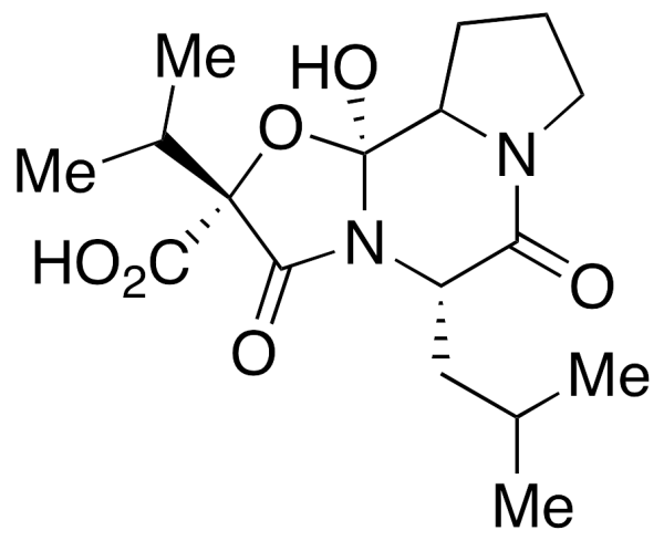 (2R,5S,10aS,10bS)-Octahydro-10b-hydroxy-5-isobutyl-2-isopropyl-3,6-dioxo-8H-oxazolo[3,2-a]pyrrolo[2,1-c]pyrazine-2-carboxylic Acid