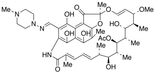 25-Deacetyl-23-acetyl Rifampicin (>85%)