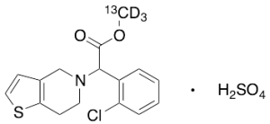 rac Clopidogrel-13C,d3 Hydrogen Sulfate