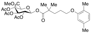 Gemfibrozil 1-O-Beta-D-(3,4,5-O-Triacetyl)glucuronide Methyl Ester