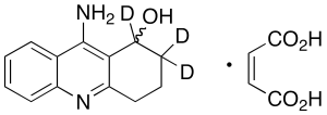 9-Amino-1,2,3,4-tetrahydroacridin-1-ol-d3 Maleate