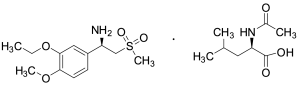 (R)-1-(3-Ethoxy-4-methoxyphenyl)-2-(methylsulfonyl)ethylamine N-Acetyl-D-leucine Salt