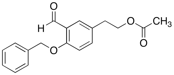 4-O-Benzyl Tyrosol Alpha-Acetate 3-Aldehyde