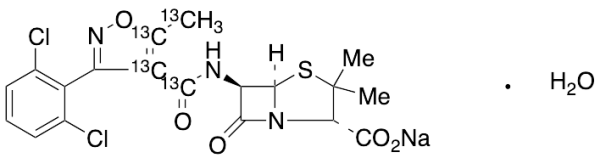Dicloxacillin-13C4 Sodium Salt Monohydrate
