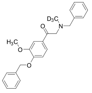 1-[4-Benzyloxy-3-methoxyphenyl]-2-[methyl(phenylmethyl)amino]ethanone-D3