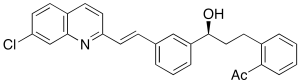 1-[2-[(3S)-3-[3-[(1E)-2-(7-Chloro-2-quinolinyl)ethenyl]phenyl]-3-hydroxypropyl]phenyl]acetate