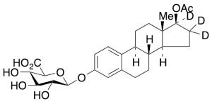 17Beta-Estradiol-d3 17-Acetate 3-Beta-D-Glucuronide