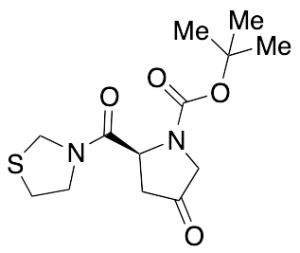 (2S)-4-Oxo-2-(3-thiazolidinylcarbonyl)-1-pyrrolidinecarboxylic Acid 1,1-Dimethylethyl Ester