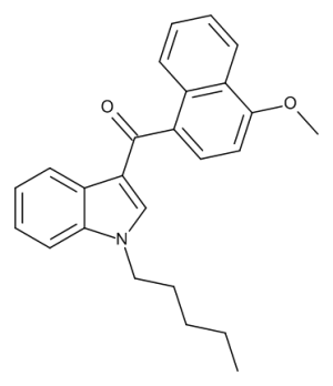 1-Pentyl-3-(4-methoxynaphthoyl)indole