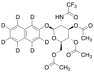 1-(2-Naphthyl) 2-Trifluroacetamido-3,4,6-tri-O-acetyl-2-deoxy-b-D-glucopyranoside-d7