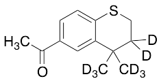 6-Acetyl-4,4-dimethylthiochroman-d8