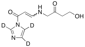 1-(4-Aza-8-hydroxy-6-oxo)oct-2-en-1-oylimidazole-d3 (mixture E/Z)