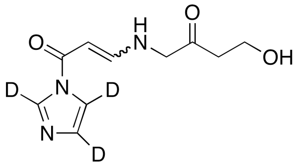 1-(4-Aza-8-hydroxy-6-oxo)oct-2-en-1-oylimidazole-d3 (mixture E/Z)