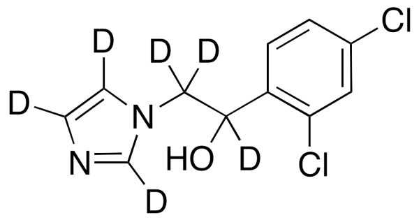 rac-1-(2,4-Dichlorophenyl)-2-(1-imidazolyl)ethanol-d6