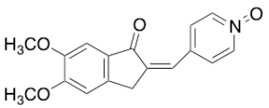 2,3-Dihydro-5,6-dimethoxy-2-[(1-oxido-4-pyridinyl)methylene]-1H-inden-1-one