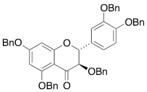 (2R,3R)-2-[3,4-Bis(phenylmethoxy)phenyl]-2,3-dihydro-3,5,7-tris(phenylmethoxy)-4H-1-benzopyran-4-one