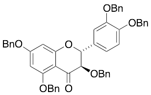 (2R,3R)-2-[3,4-Bis(phenylmethoxy)phenyl]-2,3-dihydro-3,5,7-tris(phenylmethoxy)-4H-1-benzopyran-4-one