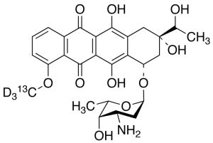 Daunorubicinol-13C,d3 (mixture of diastereomers)