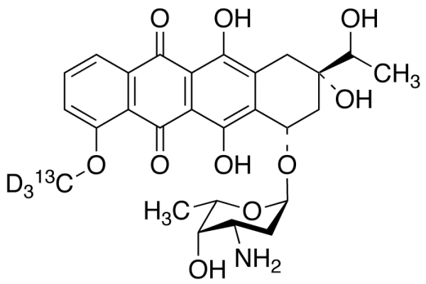 Daunorubicinol-13C,d3 (mixture of diastereomers)