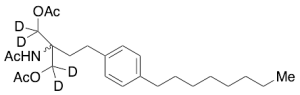 N-[1,1-Bis[(acetyloxy)methyl]-3-(4-octylphenyl)propyl]acetamide-d4