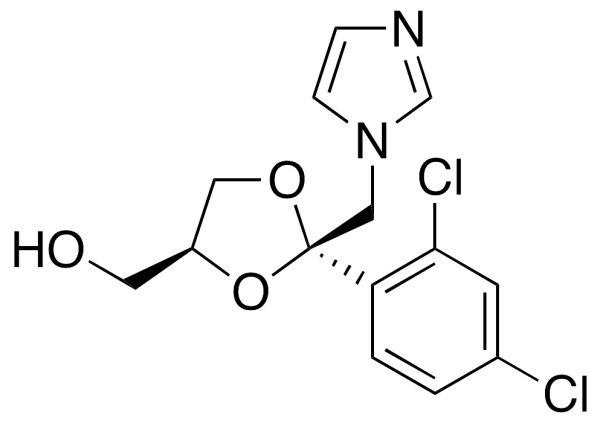 cis-2-(2,4-Dichlorophenyl)-2-(1H-imidazol-1-ylmethyl)-1,3-dioxolane-4-methanol