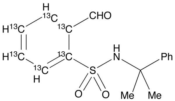 N-(Alpha,Alpha-Dimethylbenzyl)-2-formyl-benzenesulfonamide-13C6