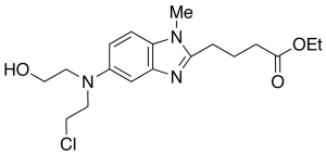 5-[(2-Chloroethyl)(2-hydroxyethyl)amino]-1-methyl-1H-benzimidazole-2-butanoic Acid Ethyl Ester