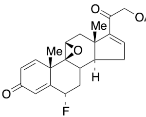 (6Alpha,9Beta,11Beta)-21-(Acetyloxy)-9,11-epoxy-6-fluoro-pregna-1,4,16-triene-3,20-dione