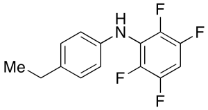 N-(4-Ethylphenyl)-2,3,5,6-tetrafluorobenzenamine