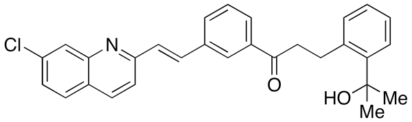 1-[3-[(1E)-2-(7-Chloro-2-quinolinyl)ethenyl]phenyl]-3-[2-(1-hydroxy-1-methylethyl)phenyl]-1-propanon