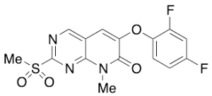 6-(2,4-Difluorophenoxy)-8-methyl-2-(methylsulfonyl)pyrido[2,3-d]pyrimidin-7(8H)-one