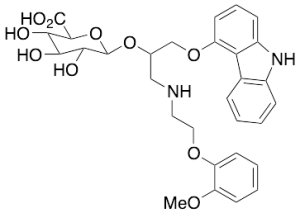 Carvedilol b-D-Glucuronide (mixture of diasteromers)