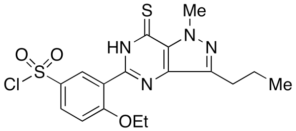 3-(6,7-Dihydro-1-methyl-3-propyl-7-thioxo-1H-pyrazolo[4,3-d]pyrimidin-5-yl)-4-ethoxy-benzenesulfonyl Chloride