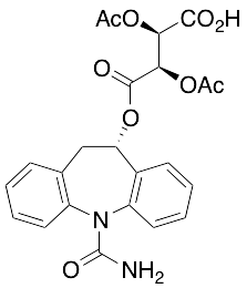 (2R,3R)-2,3-Bis(acetyloxy)butanedioic Acid Mono[(10S)-5-(aminocarbonyl)-10,11-dihydro-5H-dibenz[b,f]azepin-10-yl] Ester