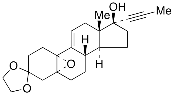 (5a,10a,17b)-5,10-Epoxy-17-hydroxy-17-(1-propyn-1-yl)-estr-9(11)-en-3-one Cyclic 1,2-Ethanediyl Acetal