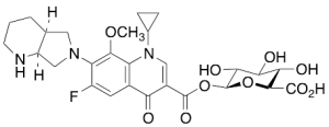 rac cis-Moxifloxacin Acyl-b-D-glucuronide (>85%)