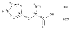 L-Histidine Hydrochloride Hydrate (13C6,15N3)