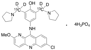 Pyronaridine-13C2 , d4 Tetraphosphate Salt